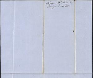 Anson P. Morrill to George Coffin, 11 December 1850