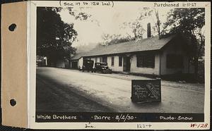 White Brothers Co., office, garage, and lumber shed, Barre, Mass., Aug. 4, 1930