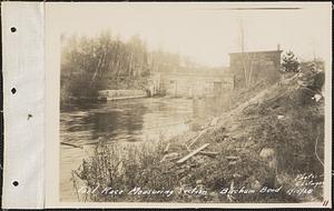 Bircham Bend, tailrace, measuring section, Springfield, Mass., May 15, 1928