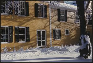 Wadsworth House in winter, Harvard University