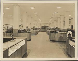 General view of the jewelry department, R. H. White Co. department store, Boston