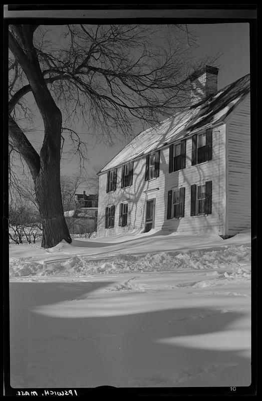 House (exterior) and tree, Ipswich