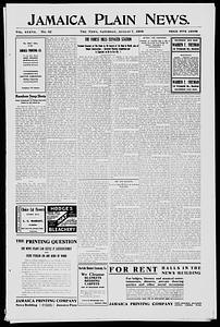 Jamaica Plain News, August 07, 1909