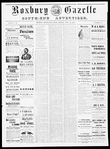 Roxbury Gazette and South End Advertiser, November 23, 1888