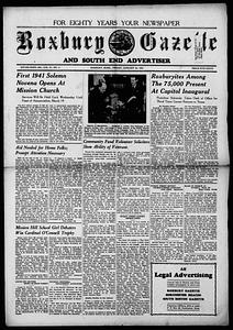 Roxbury Gazette and South End Advertiser, January 24, 1941