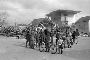 Saint Joseph School demolition, Spring Street, Fairhaven, MA