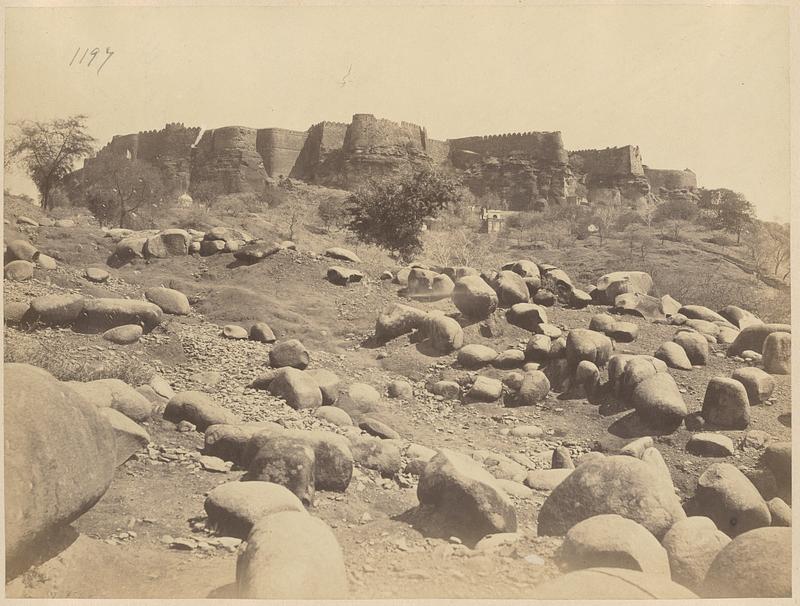 South-east view of the Fort, Gwalior