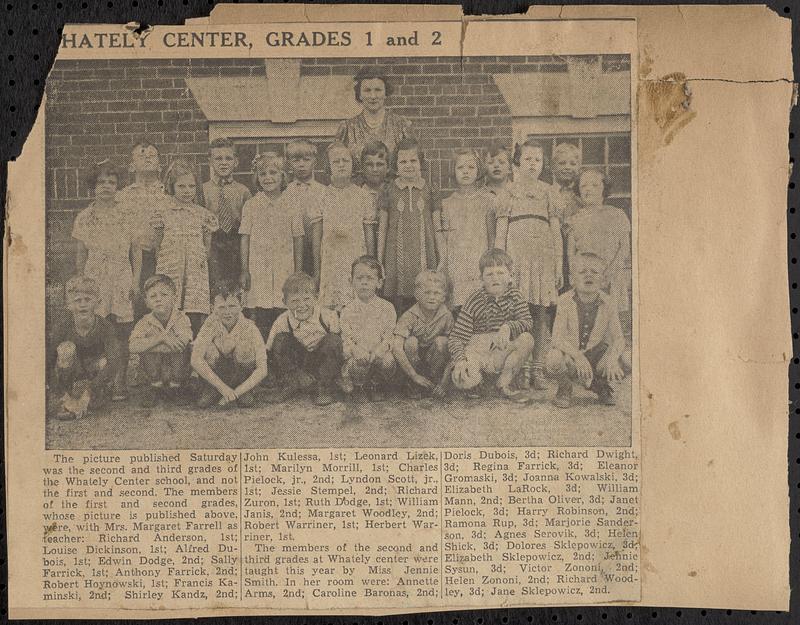 Whately Center School 1938