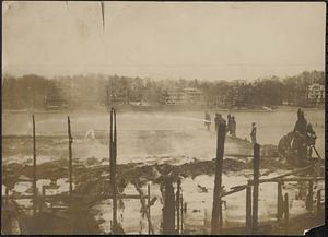Miller Ice House fire 1916