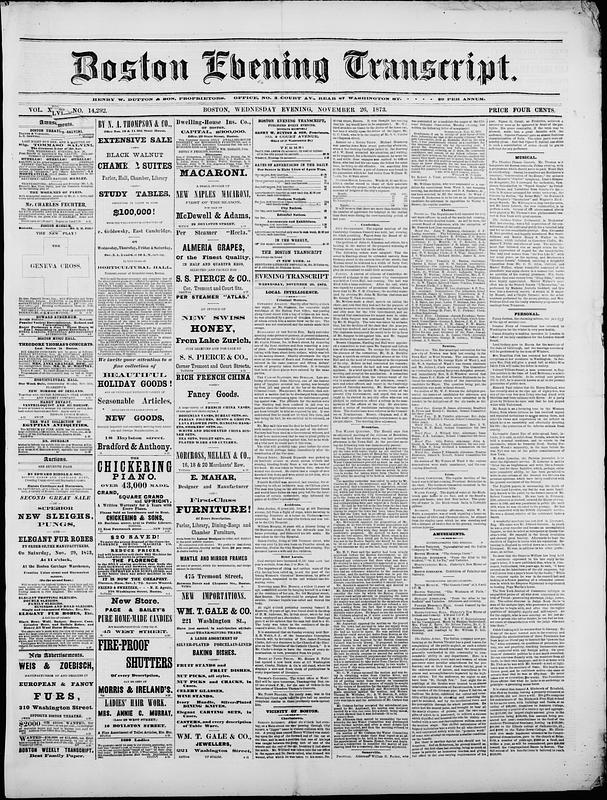 Boston Evening Transcript - Digital Commonwealth