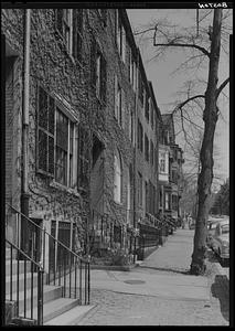 Sidewalk scene, Boston