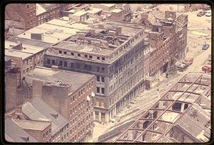 Fulton Street area Boston North End from the Custom House Tower