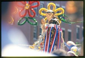 Boston 2002: A statue of St. Anthony is carried through the N. End during St. Anthony Feast in late August