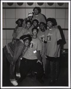Group of young people in DIYDS t-shirts