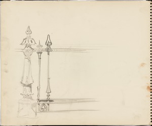 Sketch of architectural elements