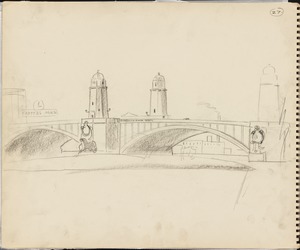 Sketch of Longfellow Bridge