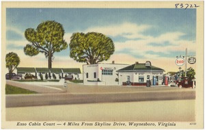 Esso Cabin Court -- 4 miles from Skyline Drive, Waynesboro, Virginia