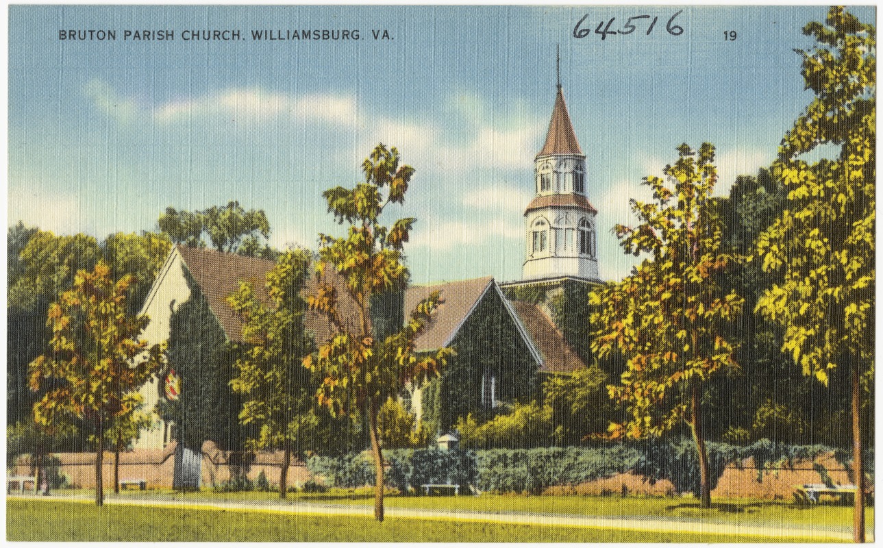 Bruton Parish Church, Williamsburg, VA.