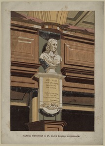Milton's Monument in St. Giles's Church, Cripplegate