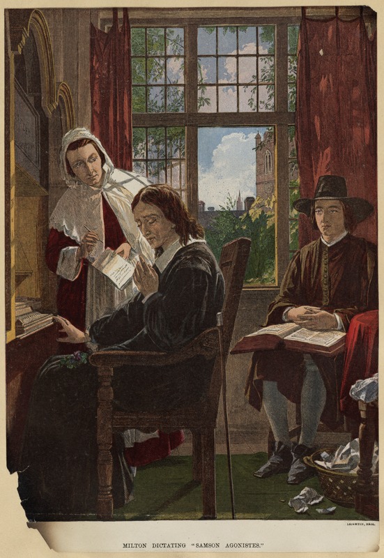 Milton Dictating "Samson Agonistes"