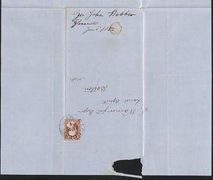 John Webber to Samuel Warner, 2 June 1852