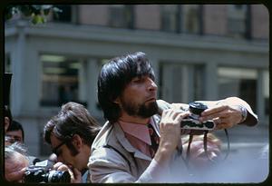 Photographer following arraignment of Daniel Ellsberg in Boston