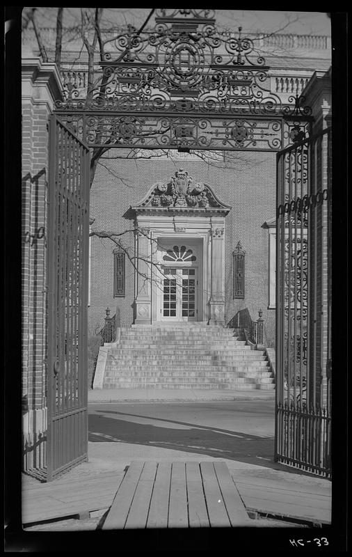 Doorway of the Fogg Museum of Art, Cambridge