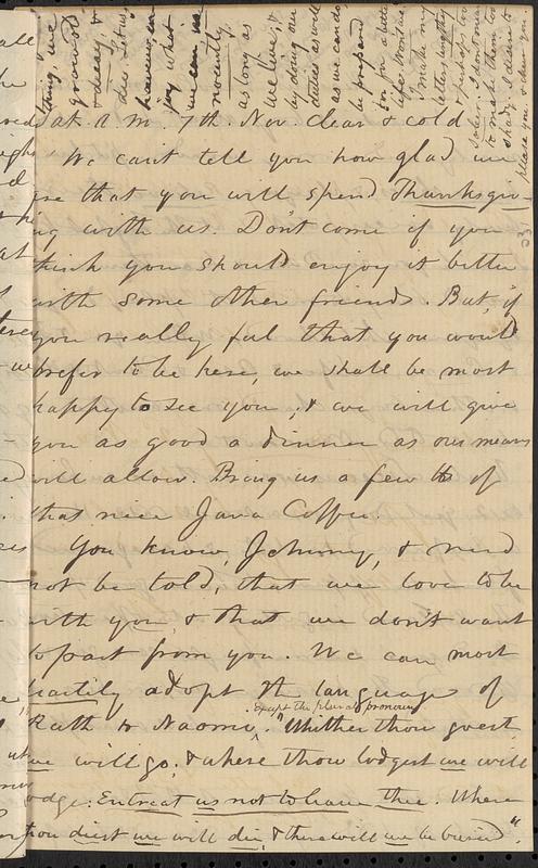 Letter from Zadoc Long to John D. Long, November 7, 1868 - Digital ...