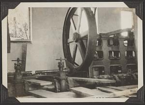 Inside the pumping station