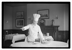 Max Hofer, pres. Of Epicurean Club and chef of the Union Club