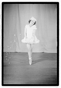 Girl ballet dancer in costume