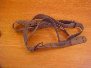 World War I era leather equipment belt