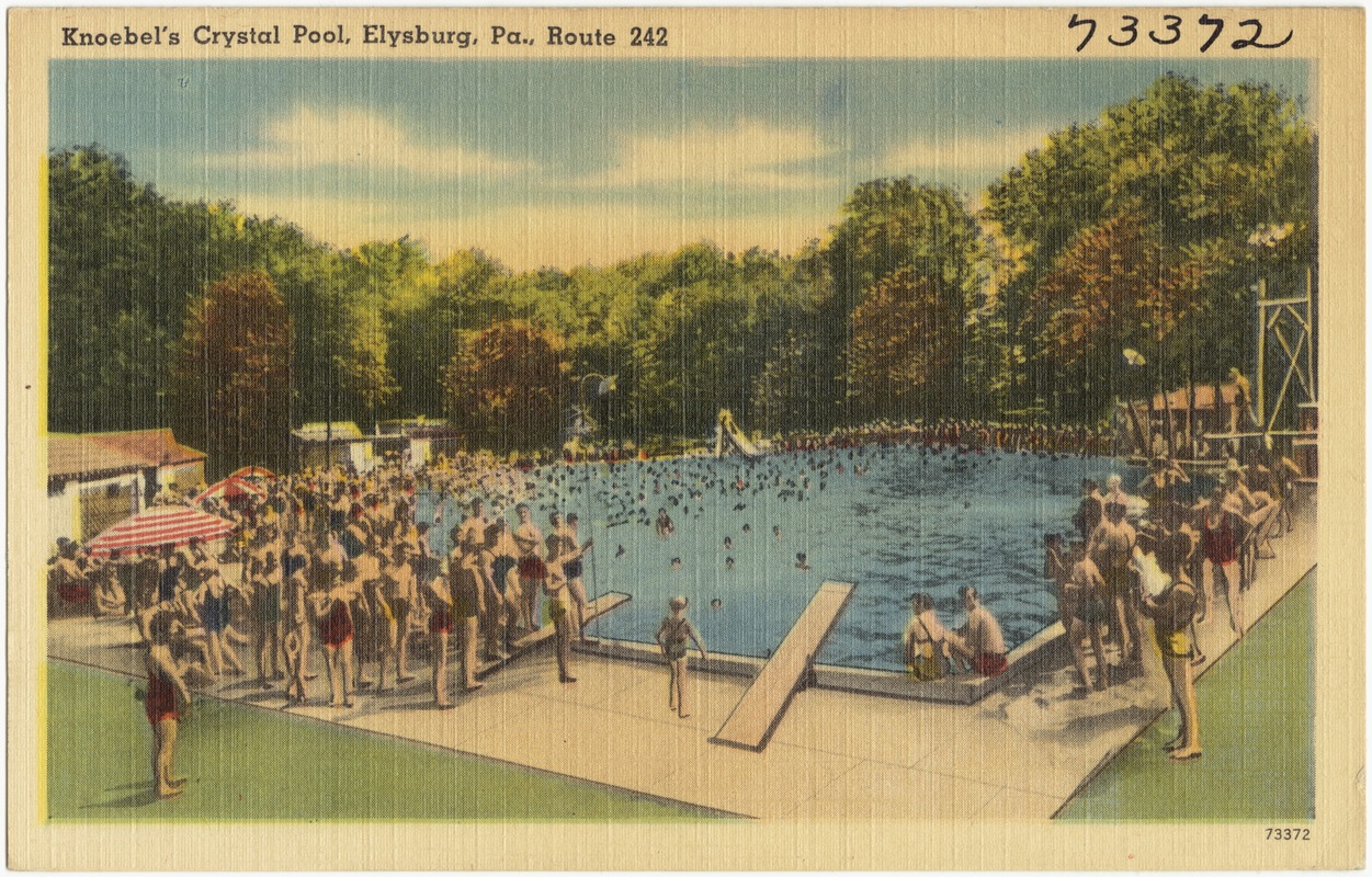 Knoebel's Crystal Pool, Elysburg, Pa. Route 242 - Digital Commonwealth