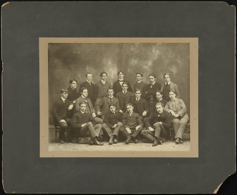 Group Of Male Bridgewater State Normal School Students - Digital ...