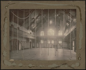 Boyden Gymnasium interior, Bridgewater State Normal School, 1905