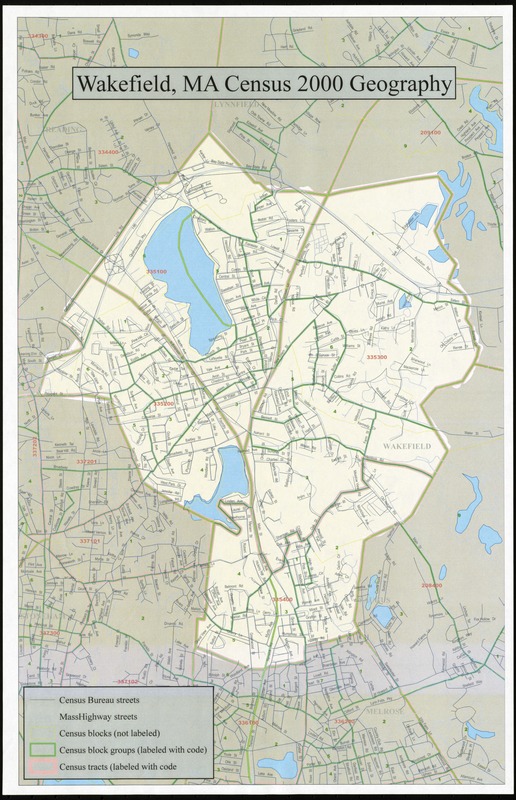 Census tract outline maps