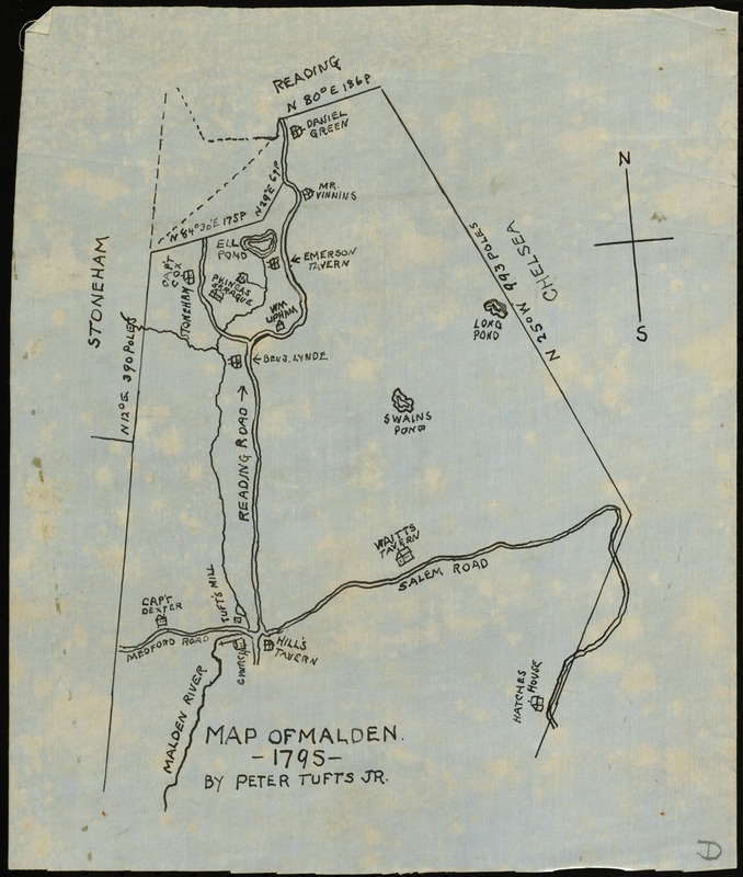 Map of Malden, 1795