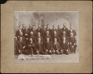 Group portrait of men in suits