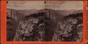 First view of Yosemite Valley, from the Mariposa Trail, Yosemite Valley, Mariposa County, Cal.