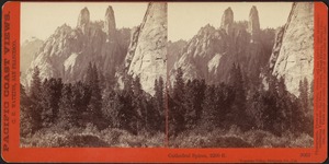 Cathedral Spires, 2200 ft. Yosemite Valley, Mariposa Co., Cal.