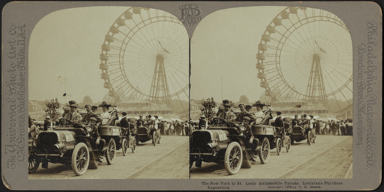 The New York to St. Louis automobile parade. Louisiana Purchase Exposition