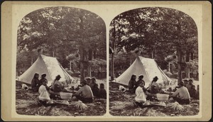 Indian encampment, 1880's