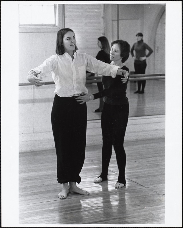 Dance class. Mahala Tillinghast Beams '80