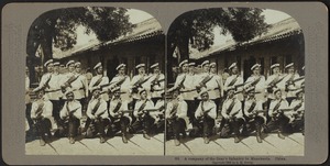 A company of the Czar's infantry in Manchuria, China