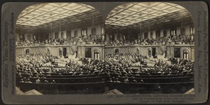 President Wilson addressing Congress
