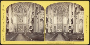 Interior cathedral, Montreal, C. W.