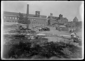 Construction site at Germania Mills