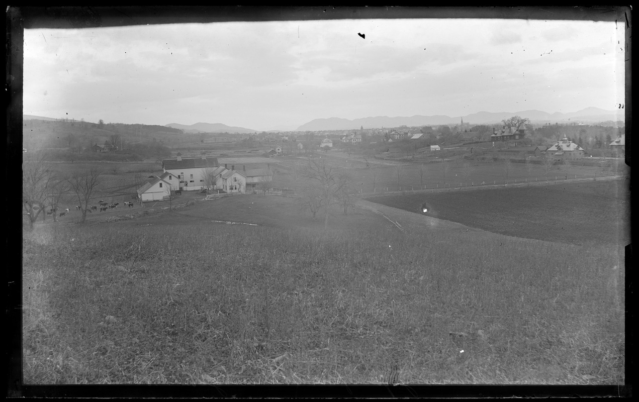 View of Connecticut River Valley from Ingleside in Holyoke, looking northeast