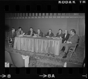 Panelists at symposium at the B.U. Medical Center