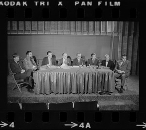 Panelists at symposium at the B.U. Medical Center